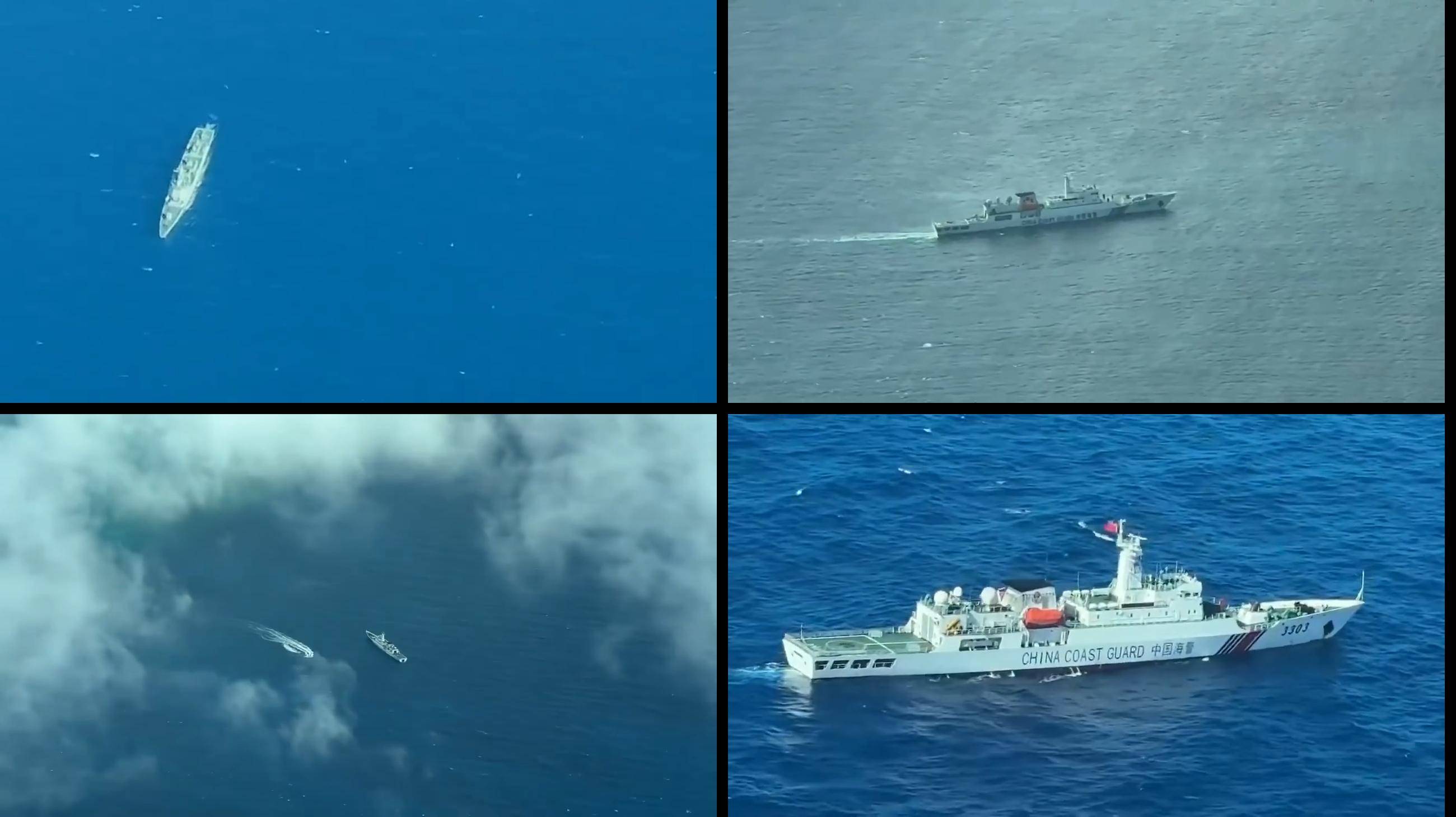 皇冠信用网正网_突发！菲律宾女记者拍摄到皇冠信用网正网，中国庞大舰队现身黄岩岛，与美舰对峙